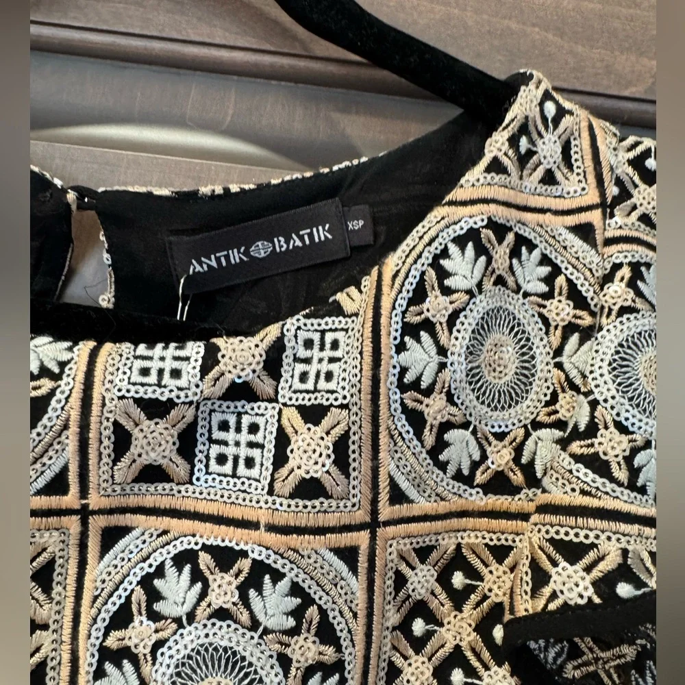 NWT Anthropologie Anton Batik Dress - Sz  XSP - Elegant and Classy - Picture 4 of 5